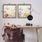 Stupell Industries Snail Crawl by Mushrooms 2pc Floater Framed Canvas Wall Art Set Design by Kim Allen